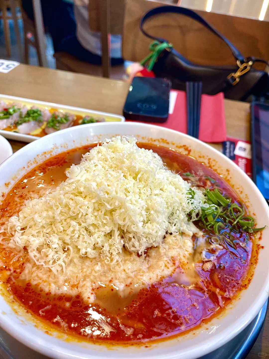 I absolutely love this affordable Japanese spot—the Japanese cheese fried chicken ramen and omelette fried noodles are always a must-order!