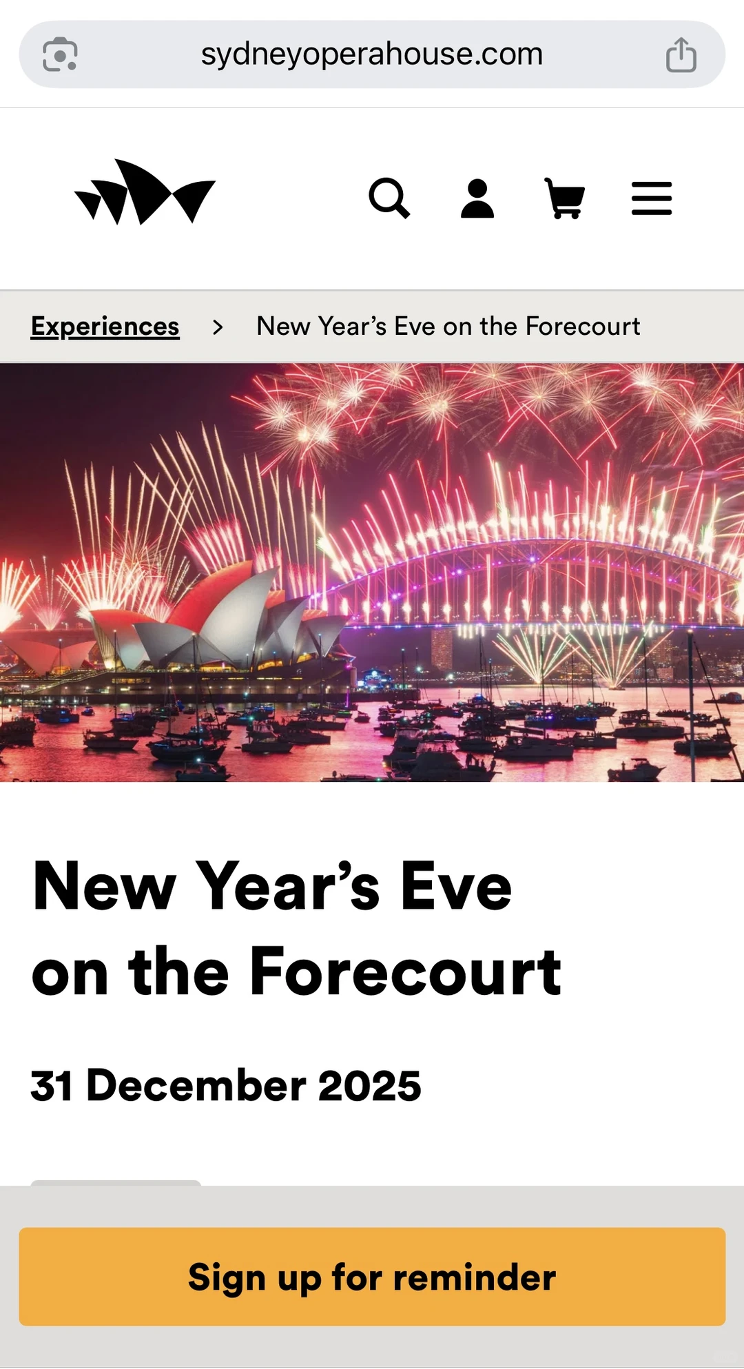 For the first time, the Sydney Opera House Forecourt offers free tickets for a front-row view of the New Year's Eve fireworks.